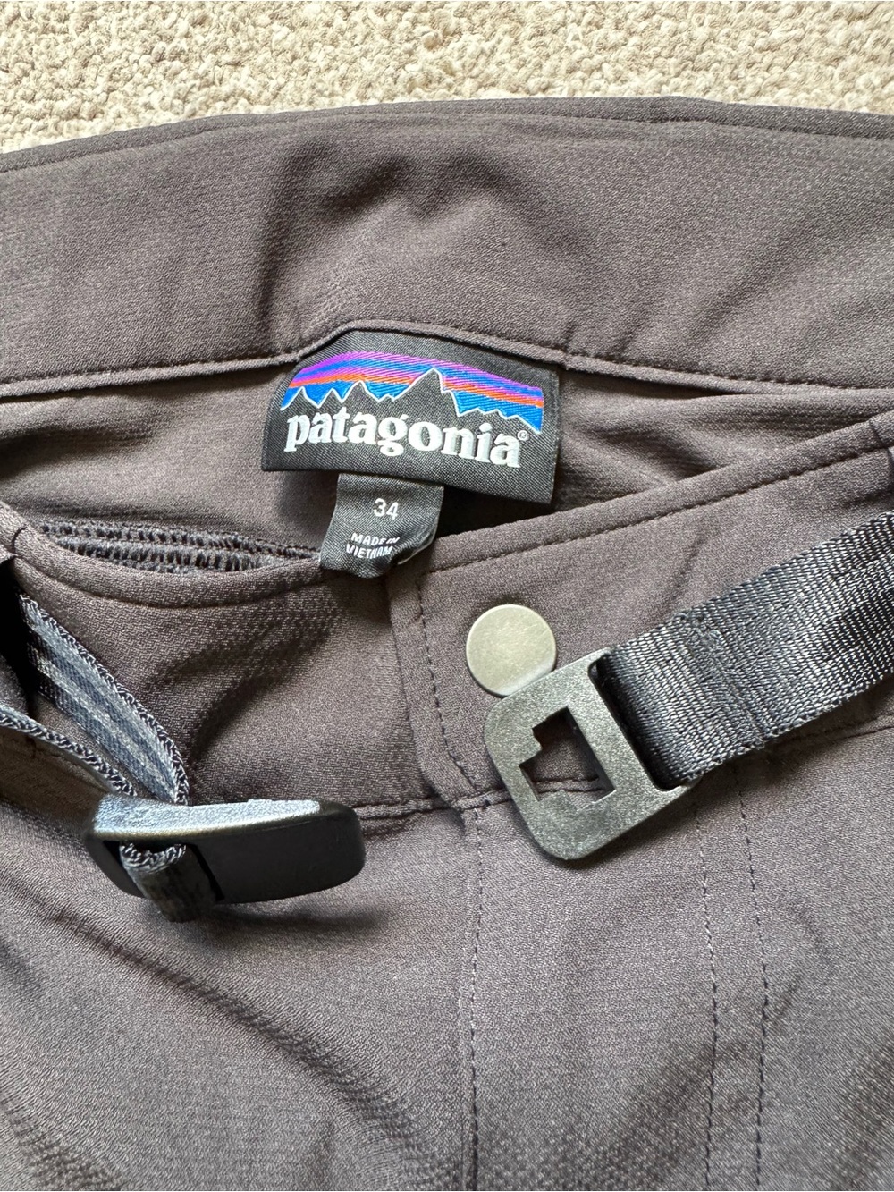 Mens Patagonia Terravia Alpine Outdoor Pants Size 34x34 Like New - Picture 5 of 15